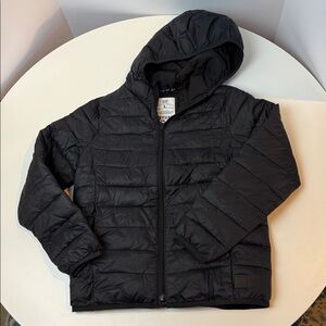 Gap Kids Lightweight 100% Recycled Puffer Jacket. Black Size Large